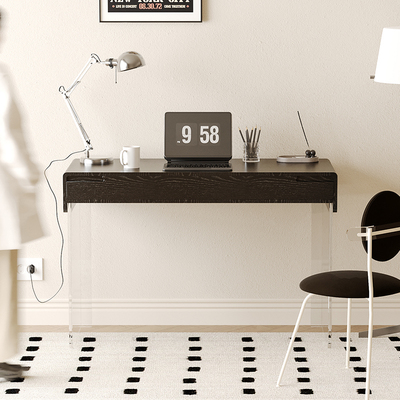 早迟包豪斯实木梳妆台家用化妆桌