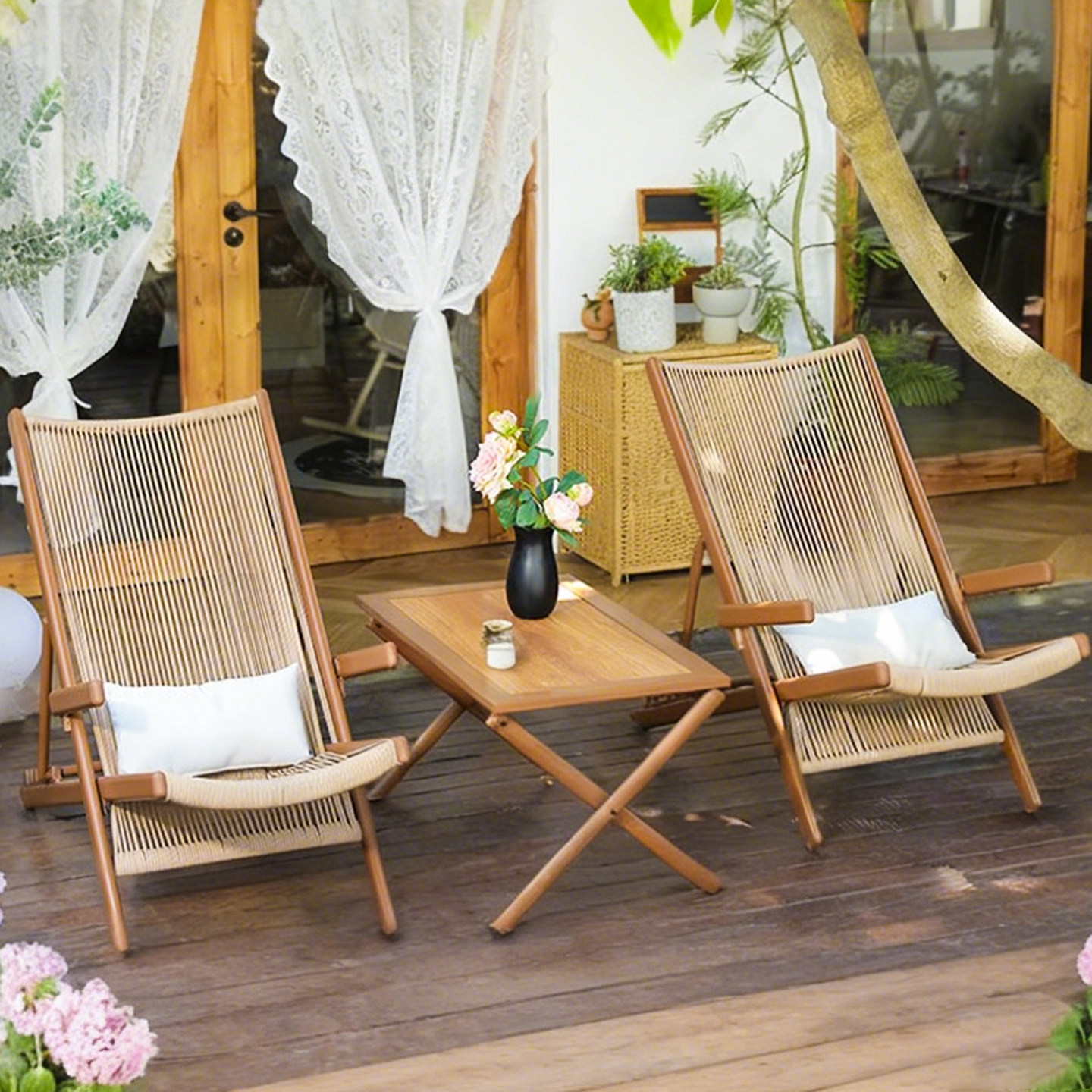 【六档调节】折叠躺椅桌椅家用藤椅庭院花园休闲户外桌椅组合躺椅,住宅家具,折叠椅/躺椅,淘宝优惠券,粉丝福利购,淘宝优惠卷