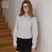 女清纯百搭纯欲风衬衫 Letter 2026新款 蕾丝娃娃领衬衫 from moon