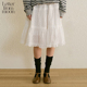 允仔同款 Letter from moon花朵蕾丝半身裙25春款 甜美百搭女裙