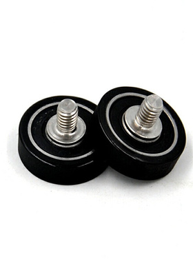 外螺纹圆柱型包胶轴承E-BAN01-d3-d4-d5-d6-D12-D13-D16-D20-D28