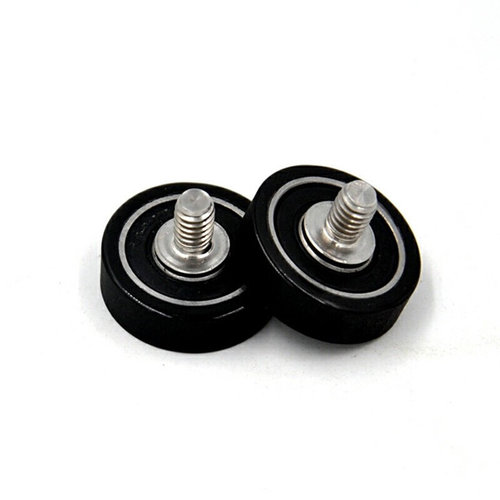 外螺纹圆柱型包胶轴承E-BAN01-d3-d4-d5-d6-D12-D13-D16-D20-D28