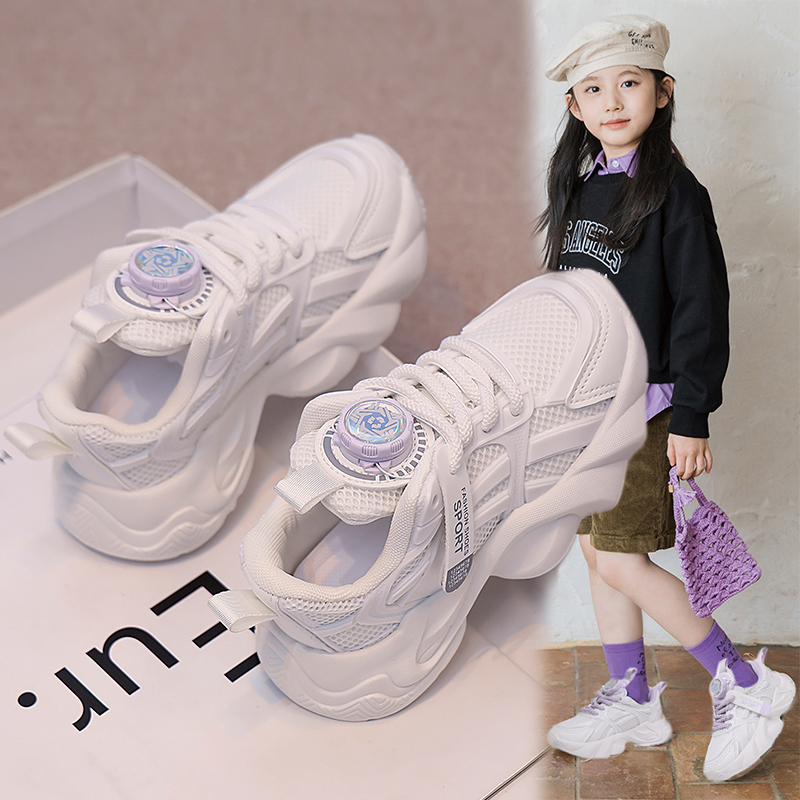 ABCFans童鞋女童小白鞋