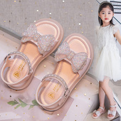 公主凉拖女童沙滩鞋 ABC 新款 小女孩时尚 Fans儿童凉鞋 女童2026夏季