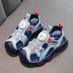 ABC Fans男童凉鞋包头运动凉拖2025夏季新款儿童鞋儿童时尚沙滩鞋