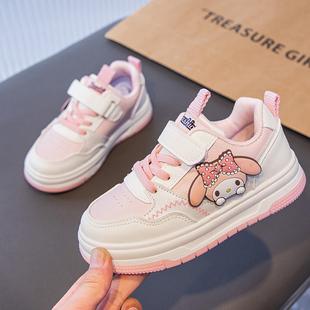 时尚 儿童小白鞋 休闲鞋 2025春秋新款 ABC 小女孩运动鞋 Fans女童板鞋