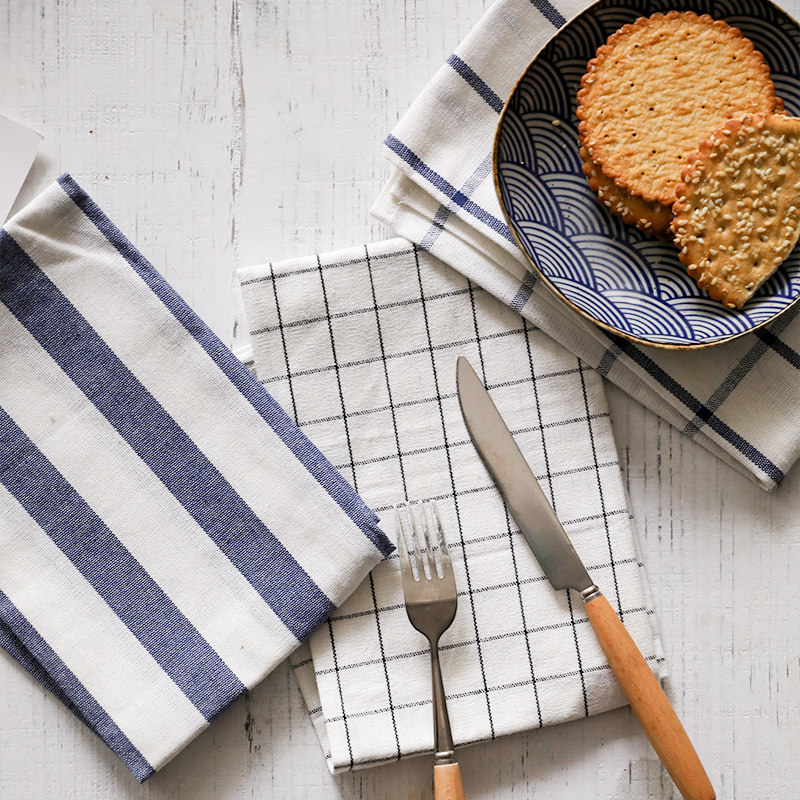 简约餐垫日式棉麻隔热盘子餐布西餐桌垫学生餐巾摆拍背景布艺