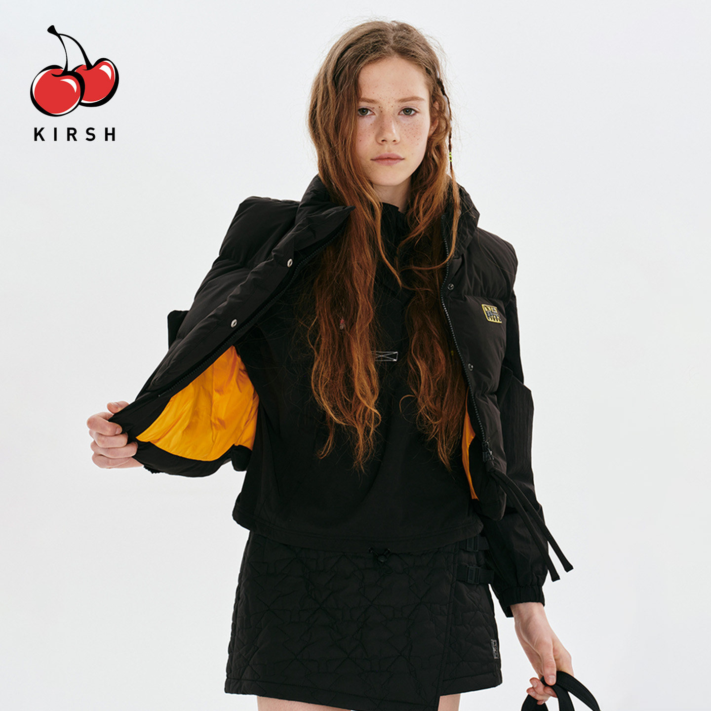 KIRSH大樱桃短款立领羽绒马甲女款外穿冬季时尚加厚保暖背心外套,女装/女士精品,时尚羽绒马夹,淘宝优惠券,粉丝福利购,淘宝优惠卷