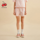 外穿松紧腰轻薄舒适女裤 KIRSH樱桃极简风宽松运动休闲短裤 女夏季