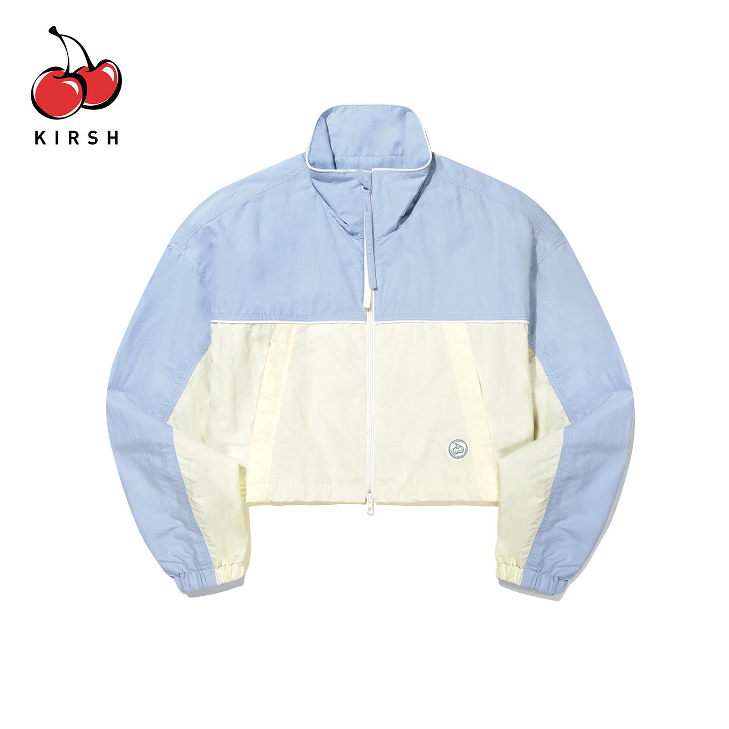 kirsh樱桃春秋机能风立领短外套女撞色拼接拉链收腰休闲防晒夹克,女装/女士精品,短外套,淘宝优惠券,粉丝福利购,淘宝优惠卷