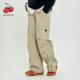 抽绳多口袋工装 宽松直筒长裤 裤 秋冬酷飒风休闲裤 女 女款 KIRSH美式