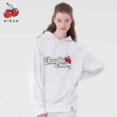 帽衫 樱桃KIRSH 连帽卫衣女加厚保暖秋冬宽松韩版 卫衣外套