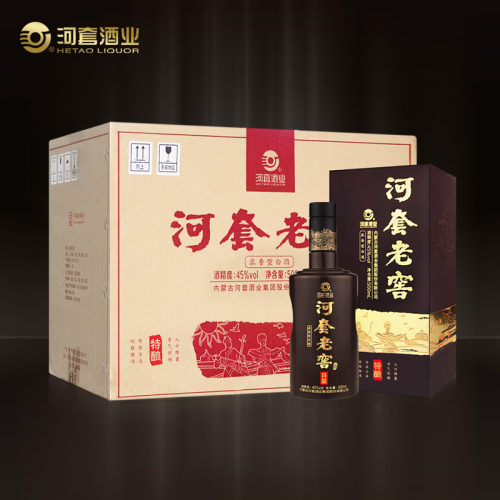 河套浓香型白酒河套老窖45度