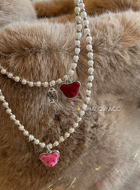 HALOkrACC韩国reina粉棕小熊