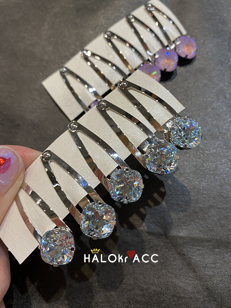 HALOkrACC韩国施华洛水晶发夹