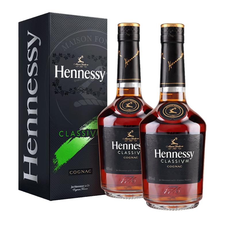 轩尼诗新点700ml*2瓶 干邑白兰地 法国原瓶进口