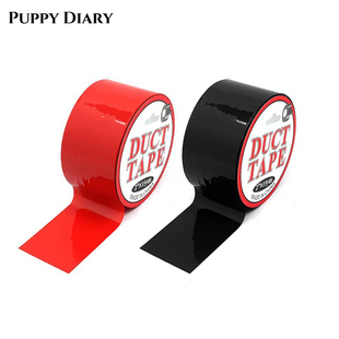 Puppy*静电胶带捆绑束缚cosplay道具提拉弹力自粘不伤肤15米