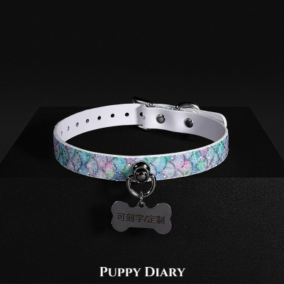 Puppy*人鱼项圈海洋亮片项链