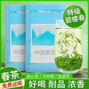 陈一元碧螺春绿茶官方旗舰店2025年新茶明前特级浓香型茶叶礼盒装