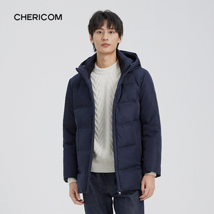 千仞岗羽绒服男冬季连帽保暖宽松休闲外套Y299695Y