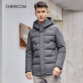 羽绒服连帽商务送爸爸加厚保暖白鸭绒中男士 千仞岗冬季 短款 外衣