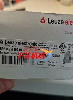 Leuze BPS 8 SM 102-01 劳易测l全新条码