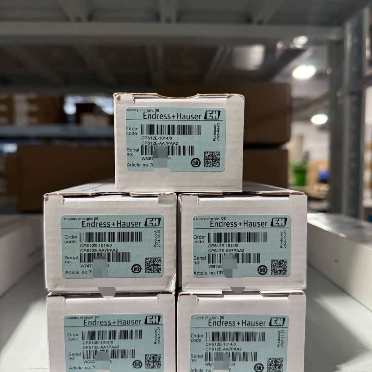 全新正品EndressHauser PH电极，型号CPS1