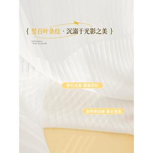 竖百叶纱帘遮光幻影客厅窗帘透光不透人白色飘窗 窗纱白纱2024新款