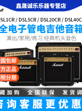 Marshall/马歇尔 全电子管电吉他音箱 DSL1CR 带混响失真马勺音响