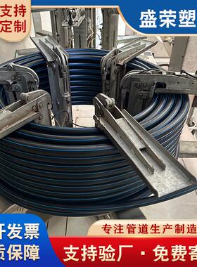 DPE线270管厂家 黑色管地埋式阻燃电力盘管电穿线电缆H保护套管现