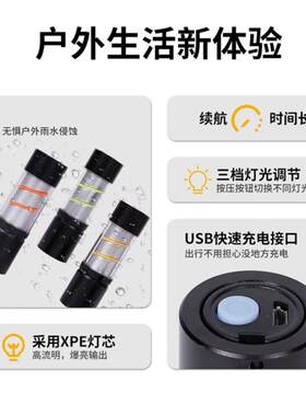 跨境新款迷你彩色灯带便小手电筒户LED灯氛ali-7957灯携手电筒外