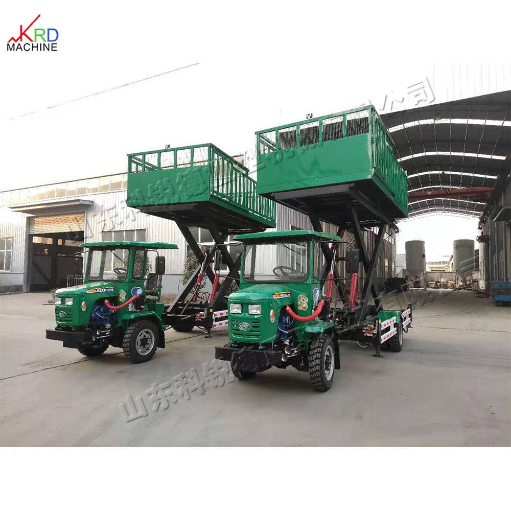 柴油家畜运输165装款车载车 盘拖殖畜牧升降运输 座驾式养场转运