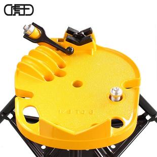 虎子王1/8-6寸重负荷三台脚架架管道加工通用钳链钳管支托QSS架H4
