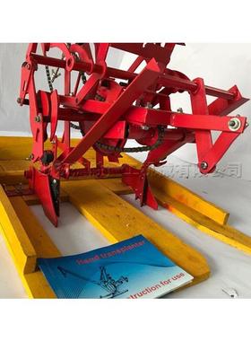 手式插秧机 农用山地丘岭水MVX稻插秧设备 双行人力步退摇式插苗