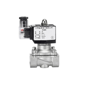 内丝高温型不锈钢热水蒸汽电磁控制阀220V24V常闭水阀电控气阀4i.