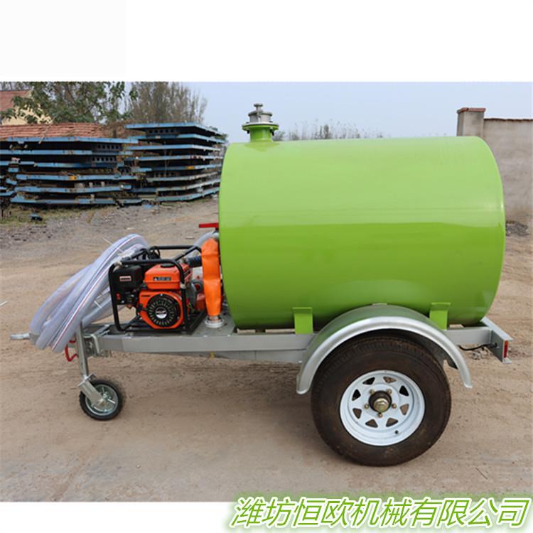 定做1000L水拖车 洒水小型拖车 可做小油拖车 转运拖车