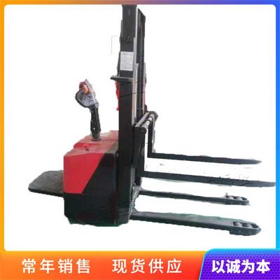 电动升降堆高车 工厂货物装卸电动搬运车 Electric stacker cran