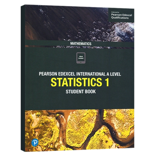 培生爱德思考试教材 统计数学 Edexcel International A Level Mathematics Statistics 1/2/3 Student Book 国际学校英语课程原版