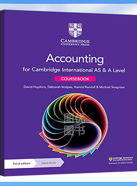 原版 剑桥国际Alevel 会计教材(2023考纲版) Cambridge International AS & A Level Accounting Coursebook/Workbook(含电子账号)