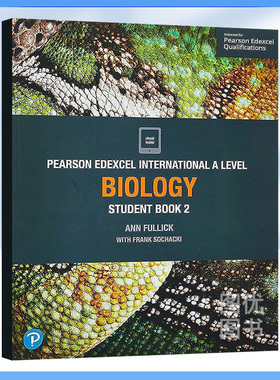 培生爱德思考试教材 生物2 Pearson Edexcel International A Level Biology Student Book 2 留学生国际英语课程 高中生辅导图书