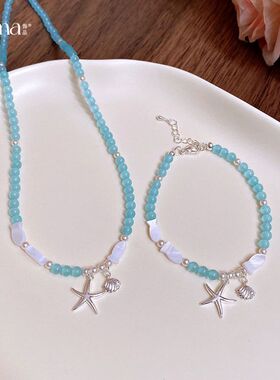 小星星项链锁骨套装时尚甜美清新