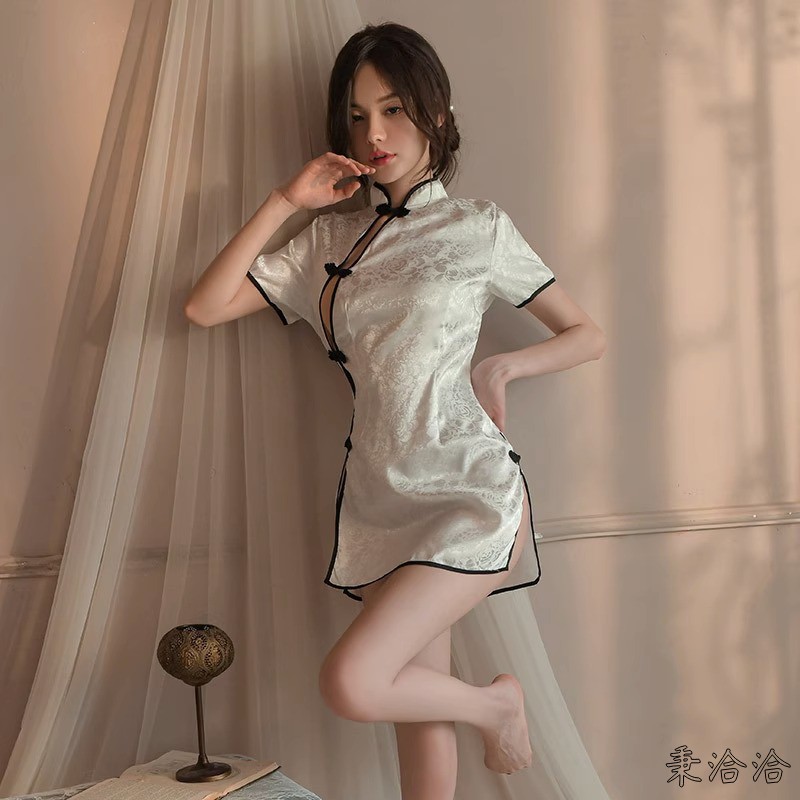 睡衣女薄款性感睡袍浴袍丝绸睡裙