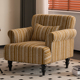 法式 复古单人沙发椅中古风客厅民宿小户型棉麻设计师款 休闲老虎椅
