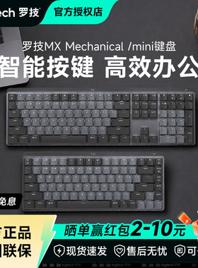 罗技大师系列MX Mechanical mini无线蓝牙键盘办公游戏ipad拆包