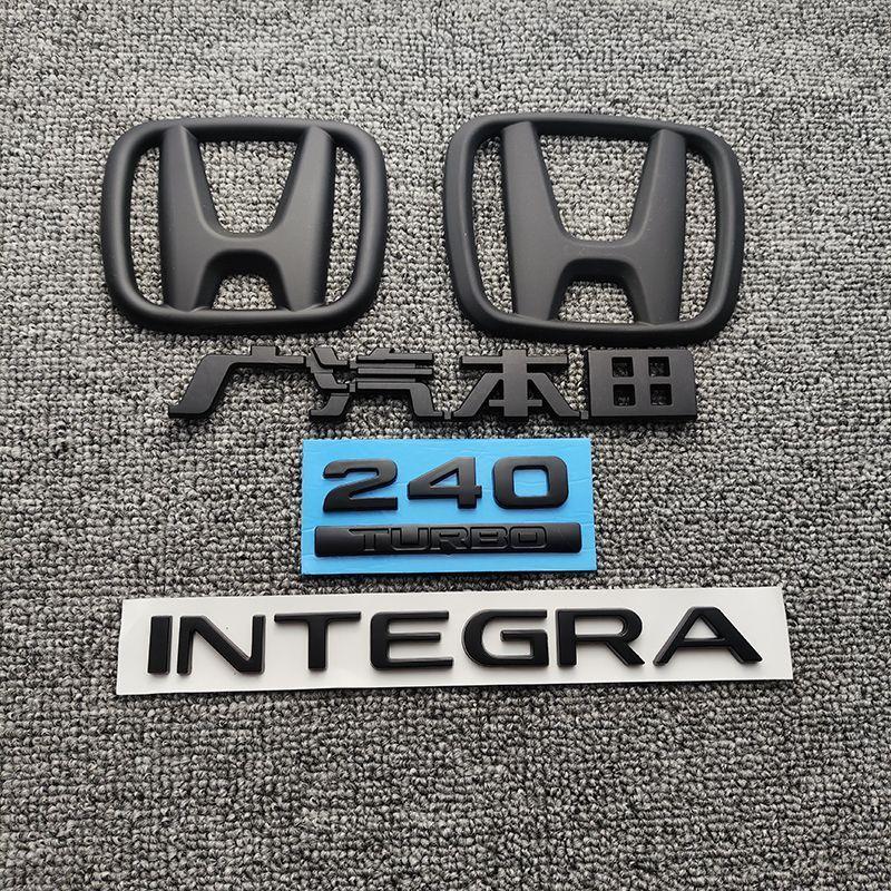 适用于本田型格黑色车标 型格INTEGRA前后车标 240TURBO 车标