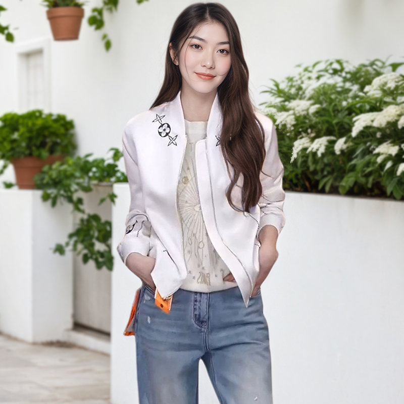 MieleKohler秋季新款印花短外套