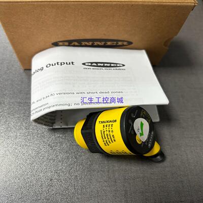 [汇生工控]T30UXIAQ8 BANNER邦纳超声波传感器全新带包装