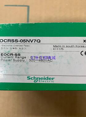 [汇生工控]EOCRSS-05NV7Q 施耐德电子式电流保护继电器 全新