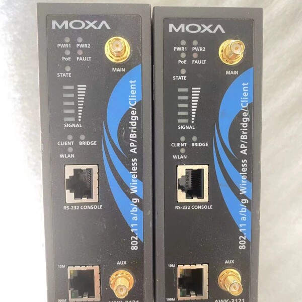 【汇生】MOXA摩莎AWK-3121工业交换机，原装拆机，功能包好。【议