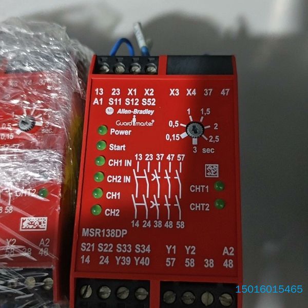 AB安全继电器型号MSR138DP二手拆机，成色实物拍摄，功